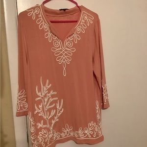 Cracker Barrel peach top only worn once small/medium size